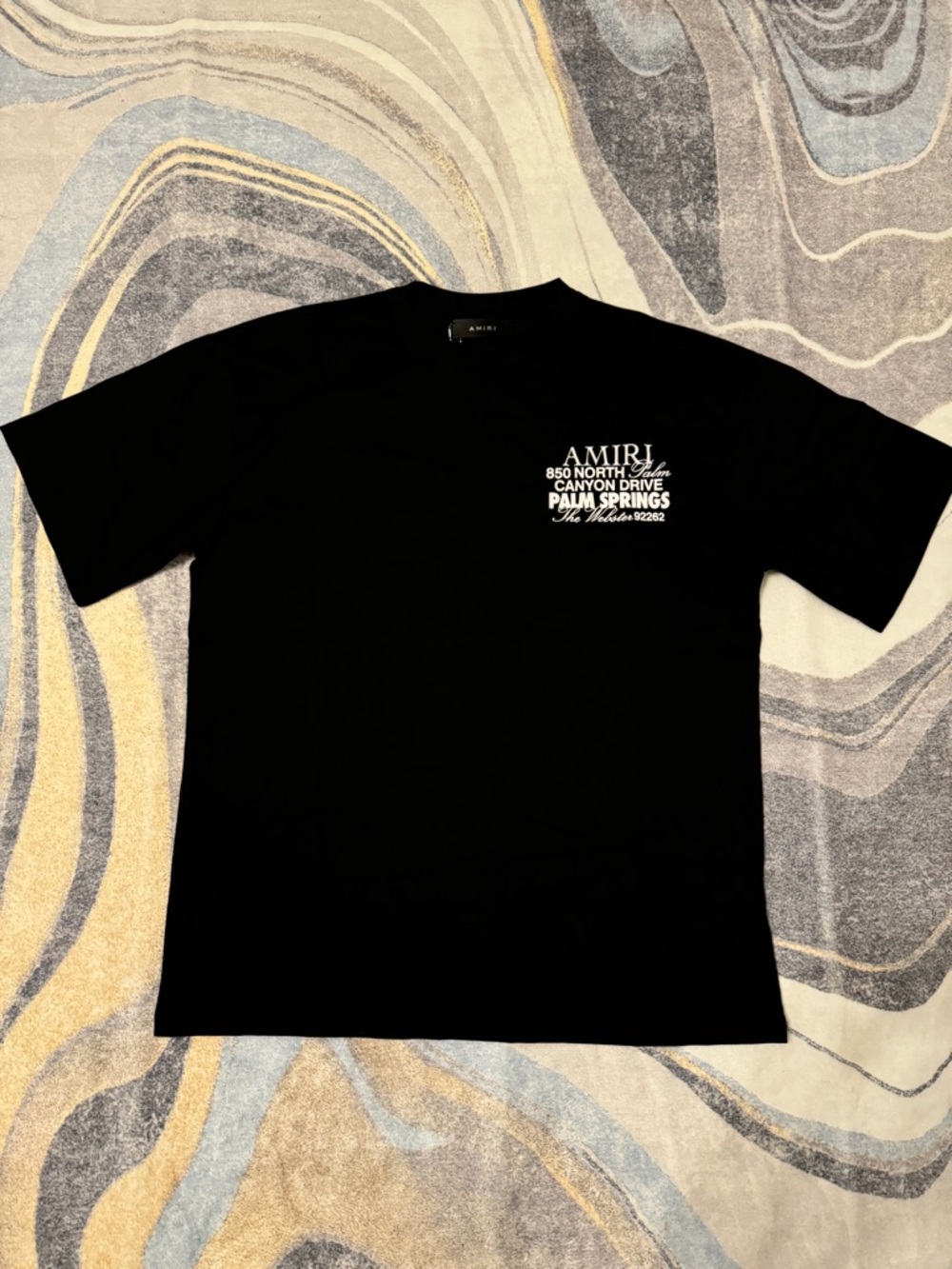 Amiri Palm Springs Bones Tee Mens Size Large